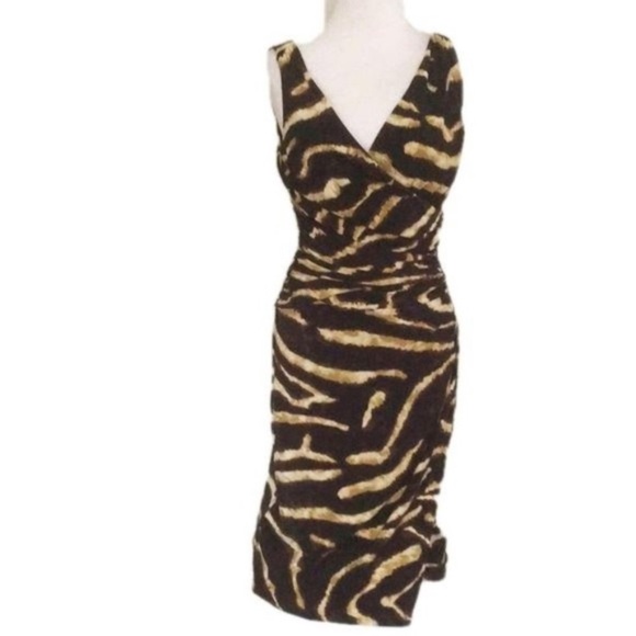 Lauren Ralph Lauren Dresses & Skirts - 😍LRL Ralph Lauren Brown Tan Animal Print Dress 4